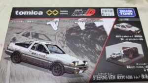 トミカプレミアム unlimited STEERING VIEW 頭文字D AE86 トレノ （第一巻仕様）